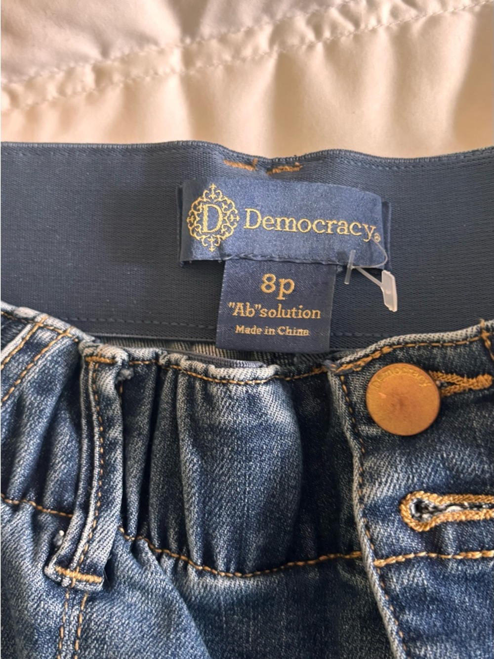 Democracy High-Rise Blue Denim Jeans